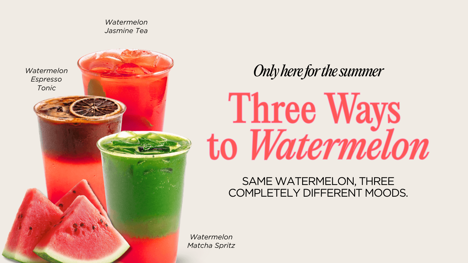 Watermelon Series — promotion at Kei Coffee House